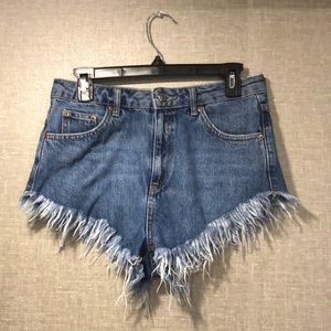 Distressed Jean Shorts
